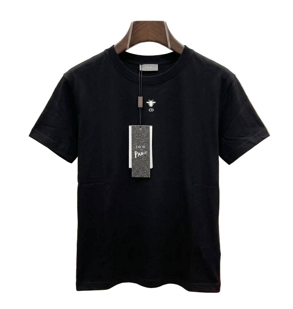 Dior T-shirt with Bee Embroidery