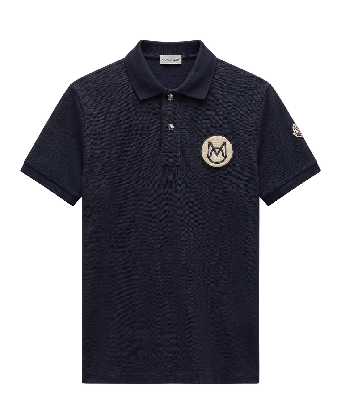 Moncler Monogram Patch Polo Shirt