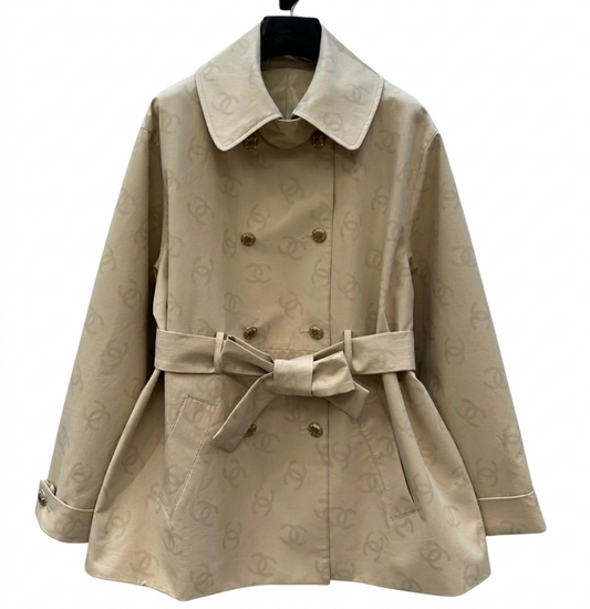 Chanel "water-reveal" logo raincoat