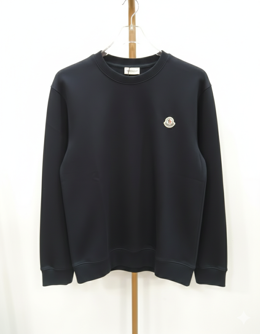 Moncler Logo Patch Cotton Sweatshirt