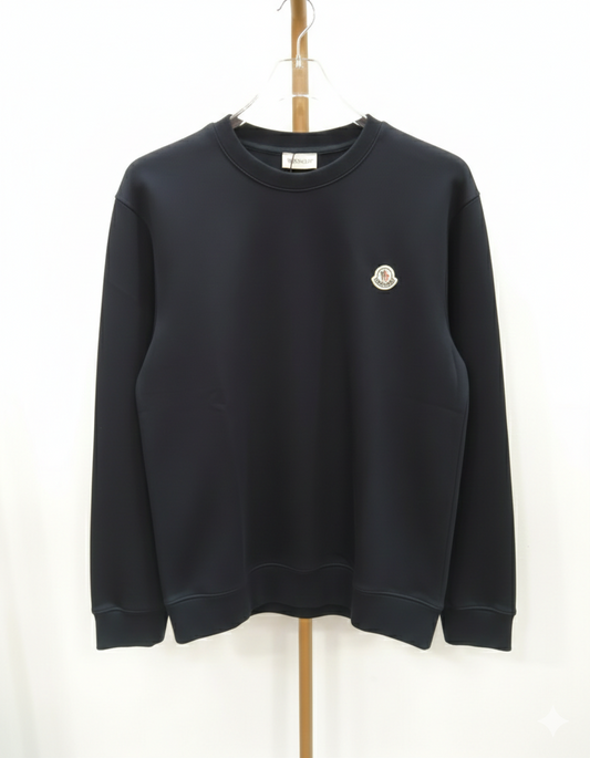 Moncler Logo Patch Cotton Sweatshirt