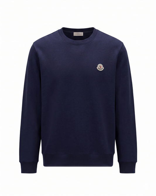 Moncler Logo Patch Cotton Sweatshirt