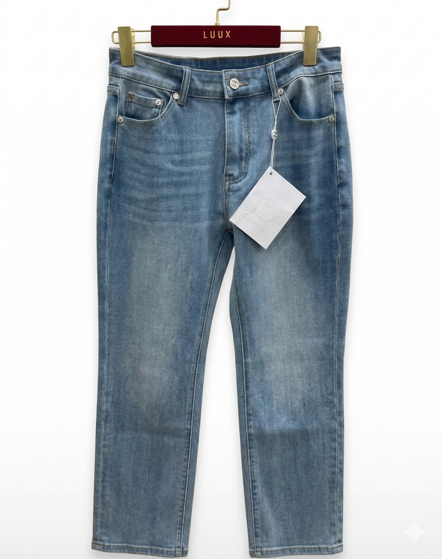 Chanel Blue Denim Jeans