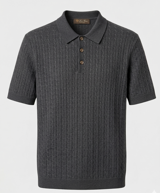 Loro Piana Knitted Polo Shirt