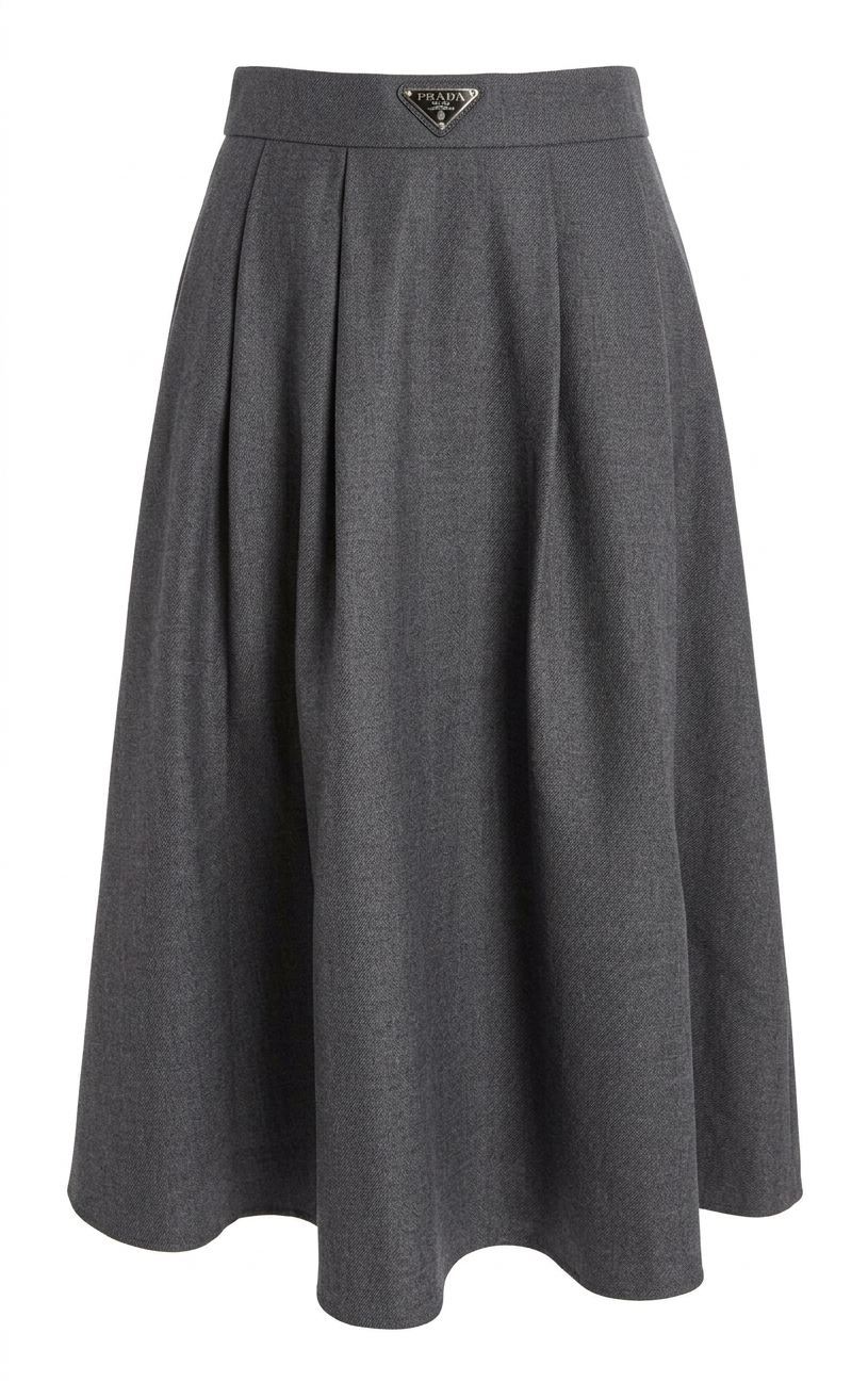 Prada Re-Nylon Pleated Skirt