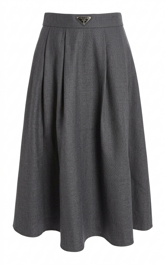 Prada Re-Nylon Pleated Skirt