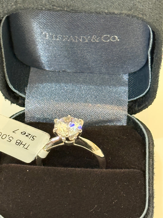 Tiffany® Setting Solitaire Engagement Ring (Medium)