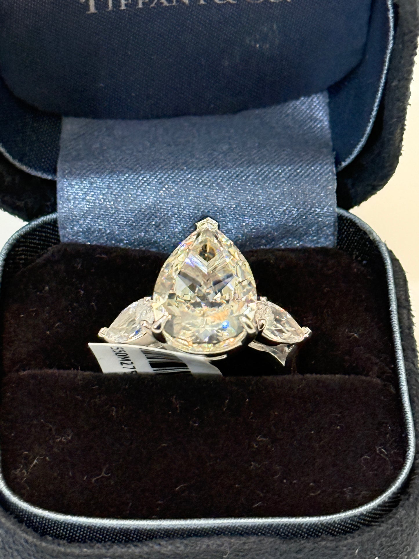 Tiffany & Co. Three-stone diamond engagement ring