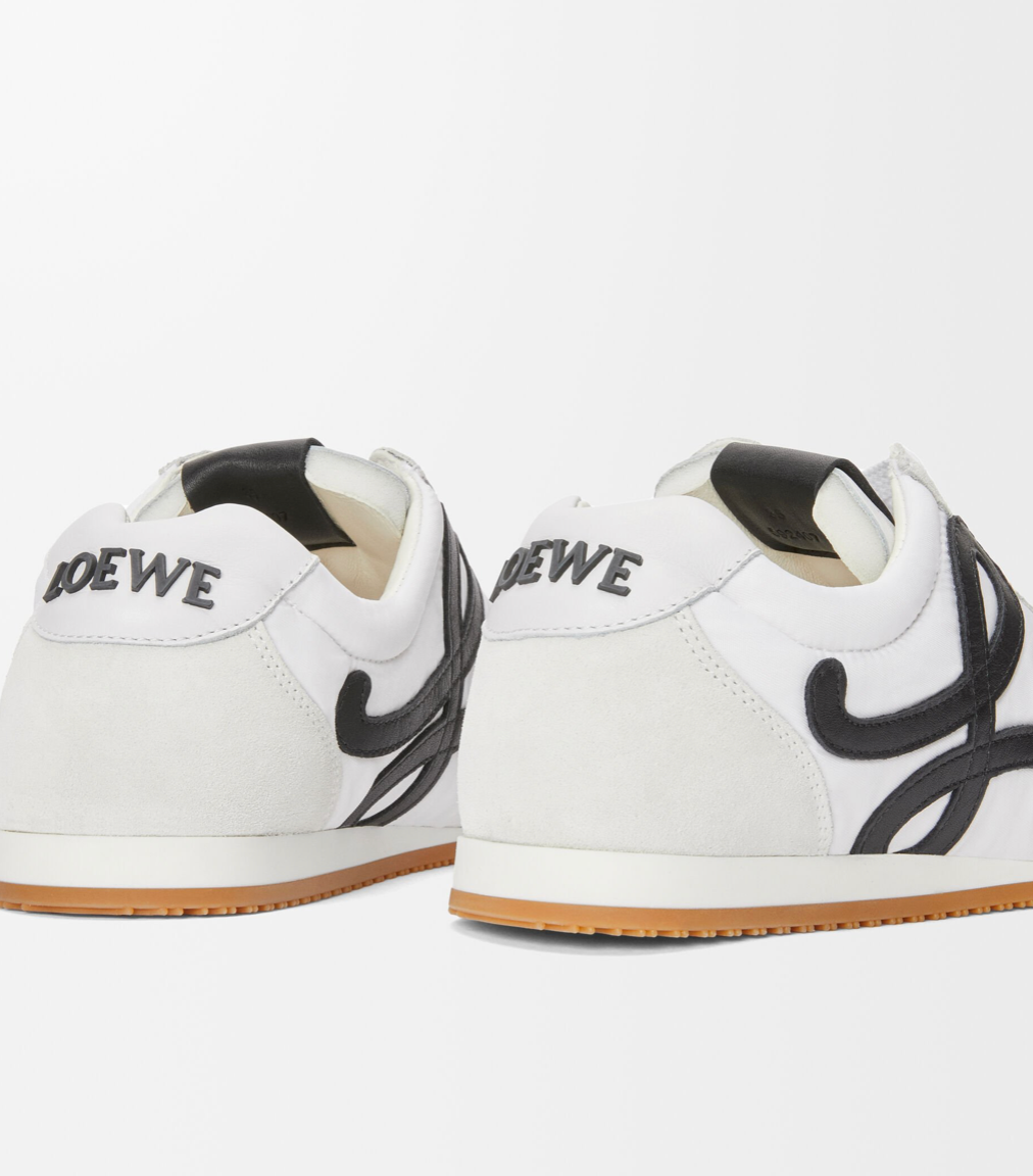 Loewe Ballet Runner 2.0 Sneakers White Nylon and Calfskin