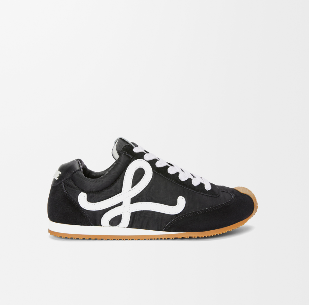 Loewe Ballet Runner 2.0 Sneakers Black Nylon and Calfskin