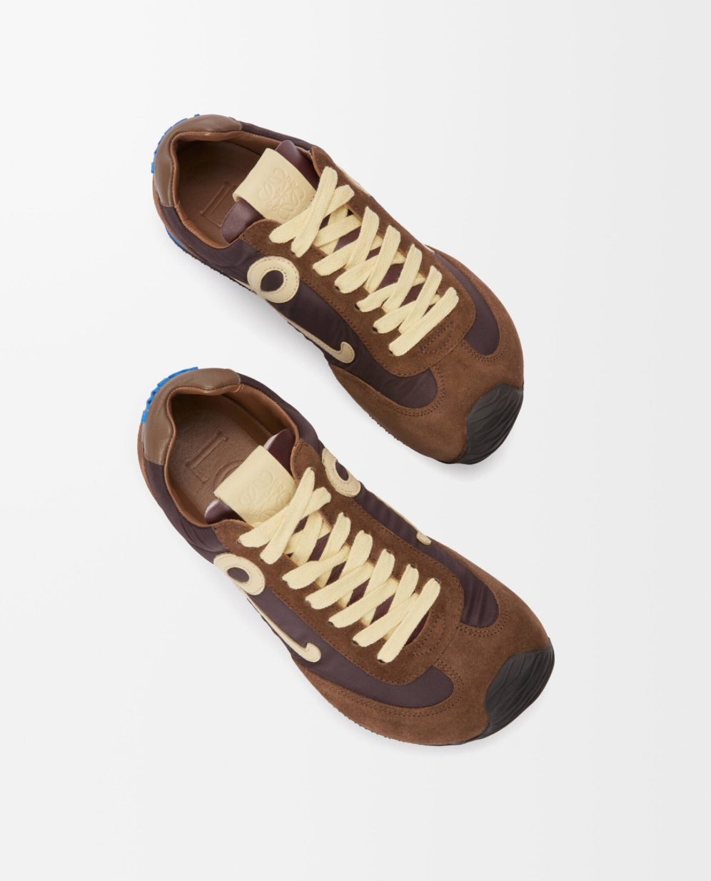 Loewe Ballet Runner 2.0 Sneakers Brown Nylon and Calfskin