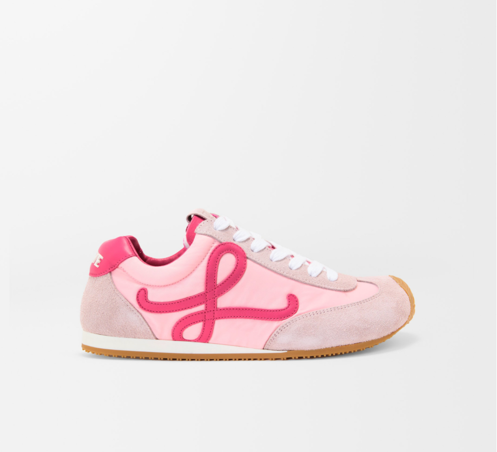 Loewe Ballet Runner 2.0 Sneakers Brown Nylon and Calfskin