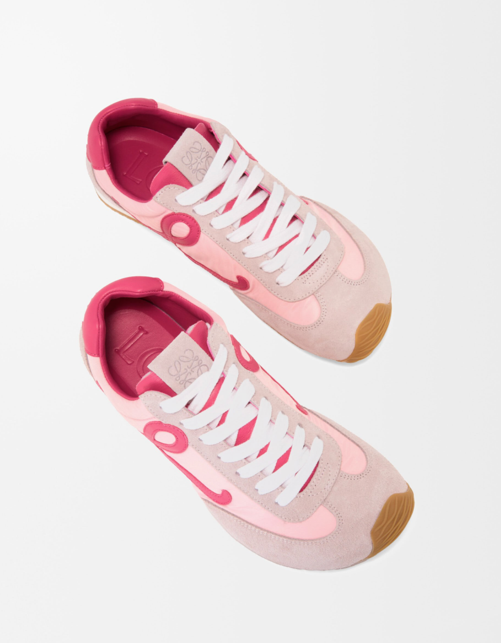 Loewe Ballet Runner 2.0 Sneakers Brown Nylon and Calfskin