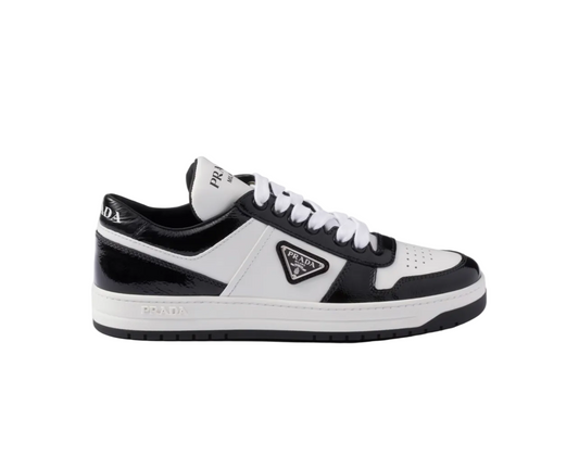 Prada Downtown Leather Black/White Sneakers