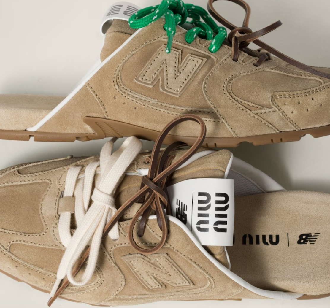 Miu Miu New Balance 530 SL Mules