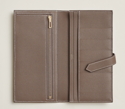 Hermès Béarn bifold long wallet
