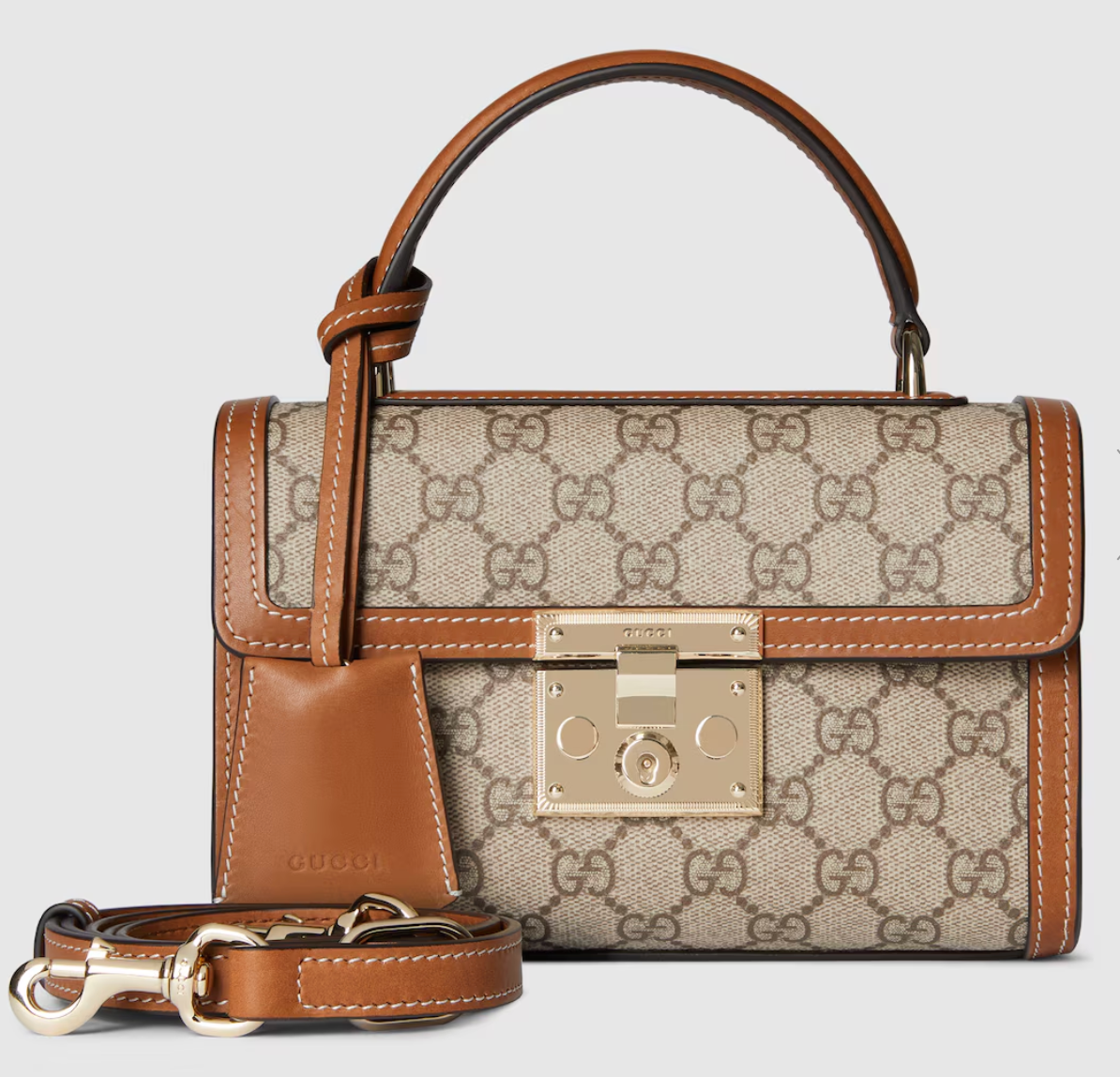 Padlock medium top handle bag
