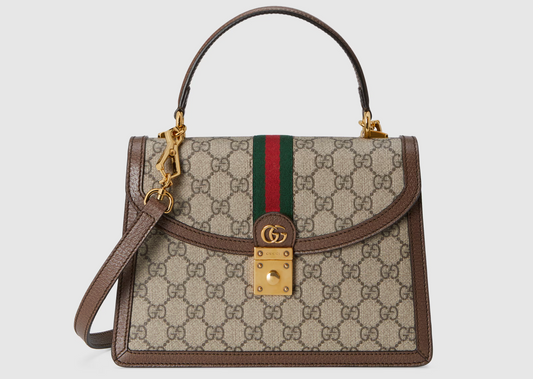 Ophidia medium top handle bag