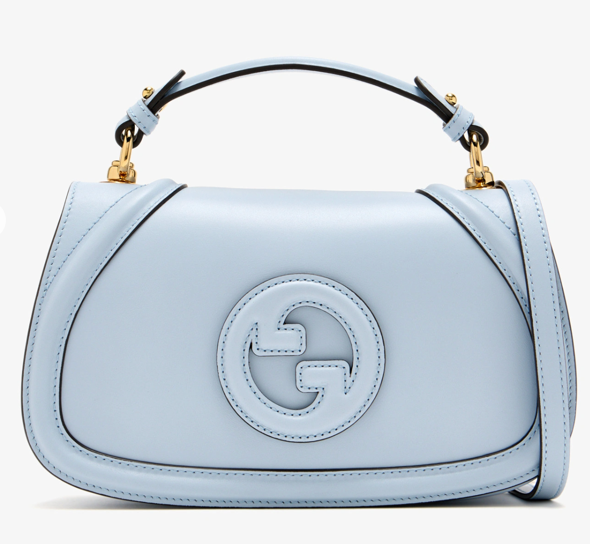 Gucci Blondie medium top handle bag (Light Blue)