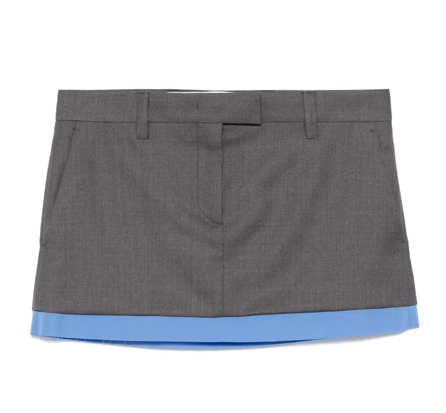 Miu Miu layered mini skirt