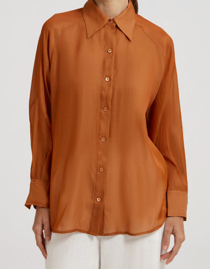 Celine - Relaxed shirt in silk twill