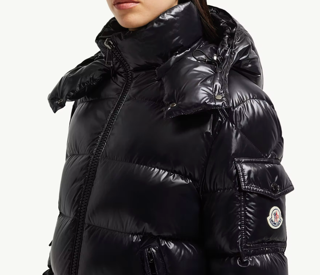 Maire Hooded Short Down Jacket