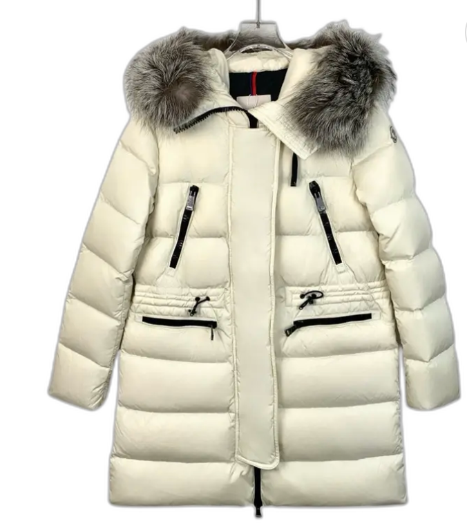 Moncler Aphrotiti hooded fur-collar