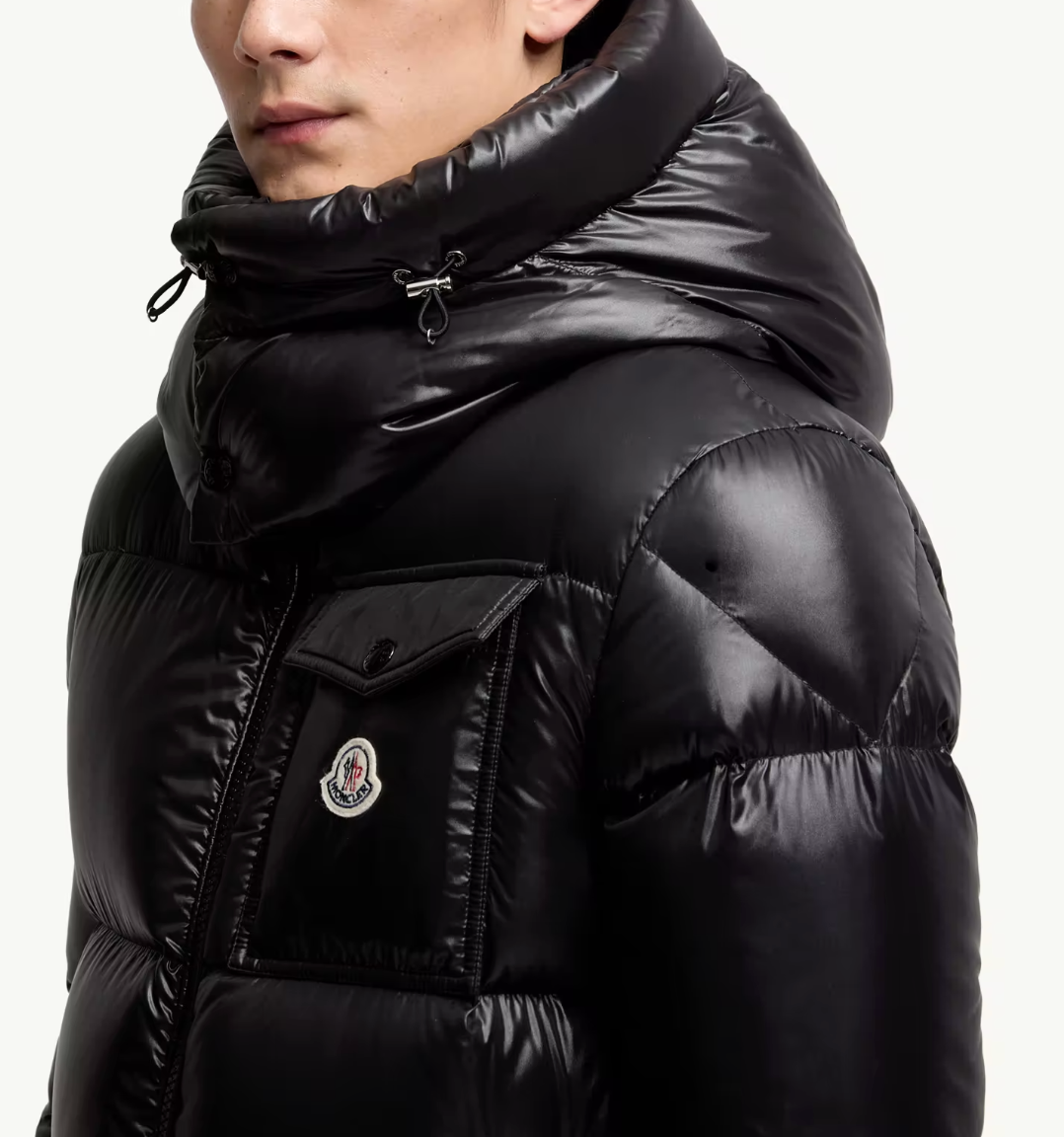 Montbeliard Hooded Short Down Jacket