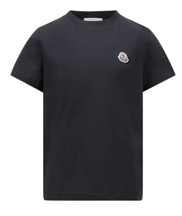 Moncler Logo Patch Cotton T-Shirt.