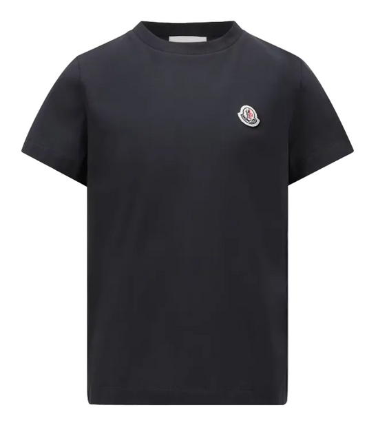 Moncler Logo Patch Cotton T-Shirt.