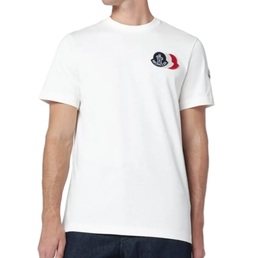 Moncler Triple Logo Badge T-Shirt