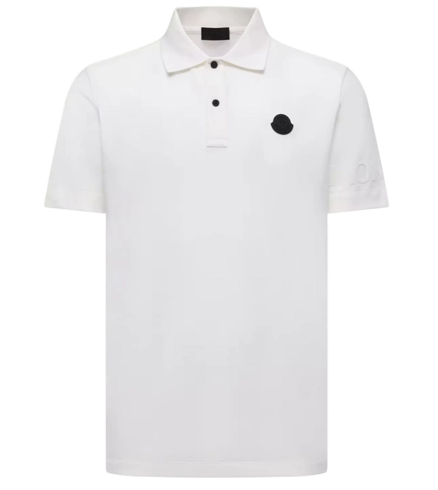 Moncler Black Patch Logo Polo Shirt