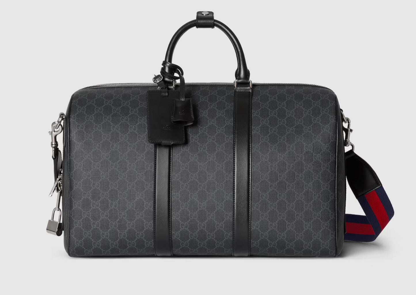 GG Black medium duffle bag