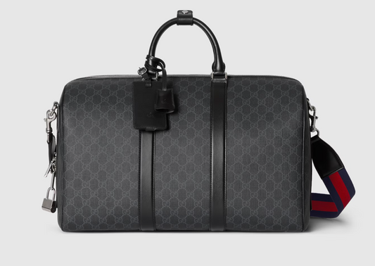 GG Black medium duffle bag