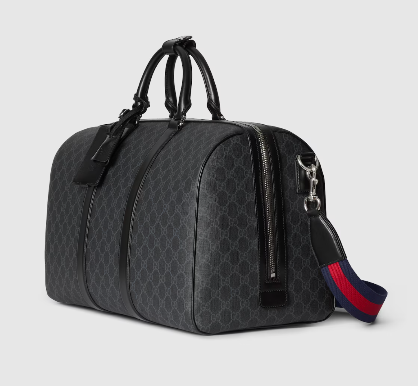 GG Black medium duffle bag