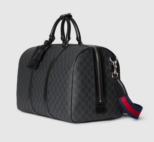 GG Black medium duffle bag