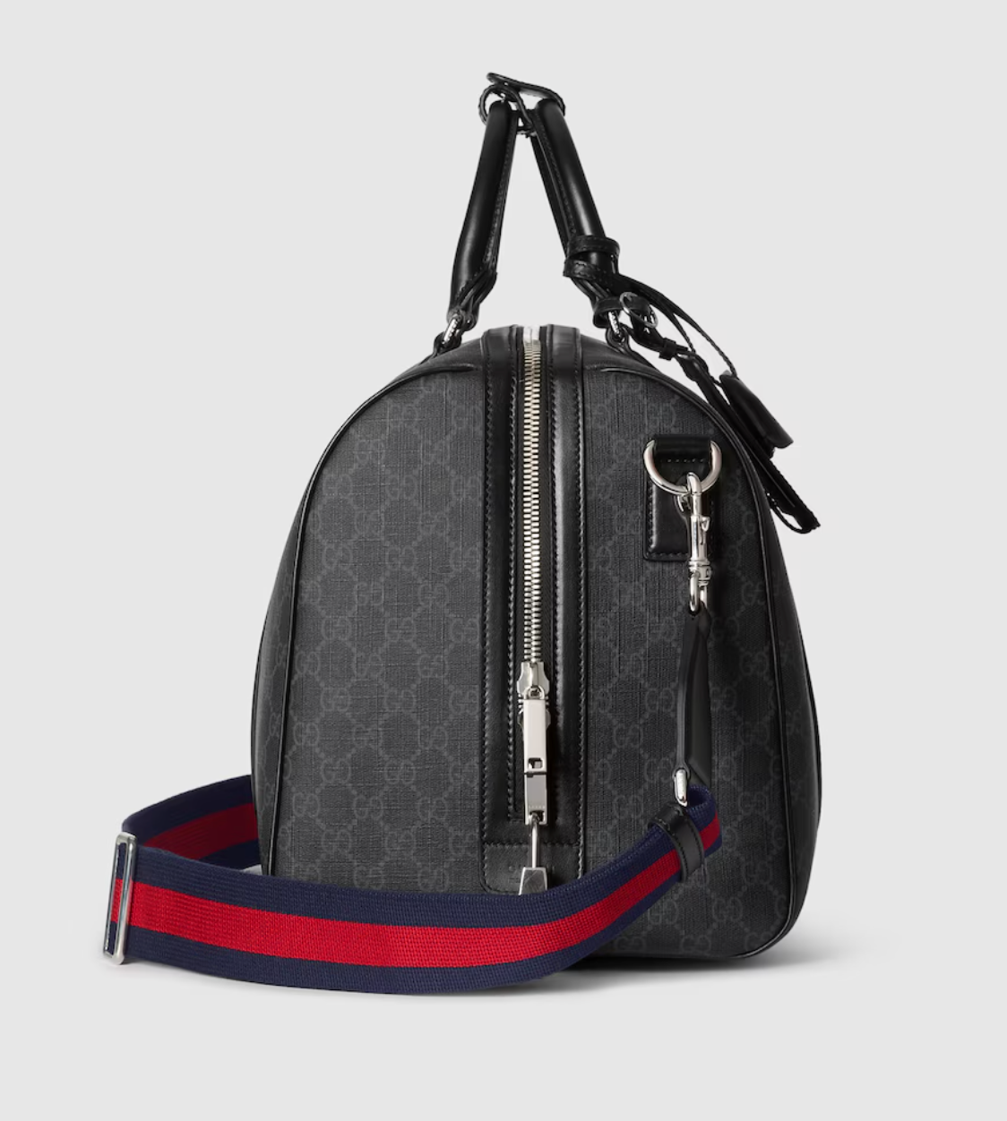 GG Black medium duffle bag