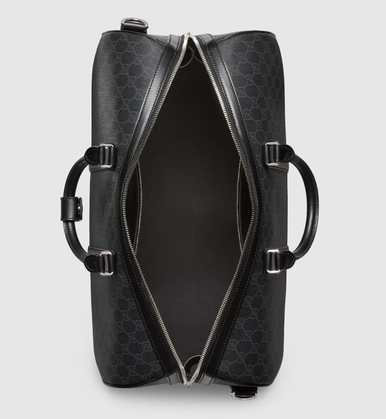 GG Black medium duffle bag