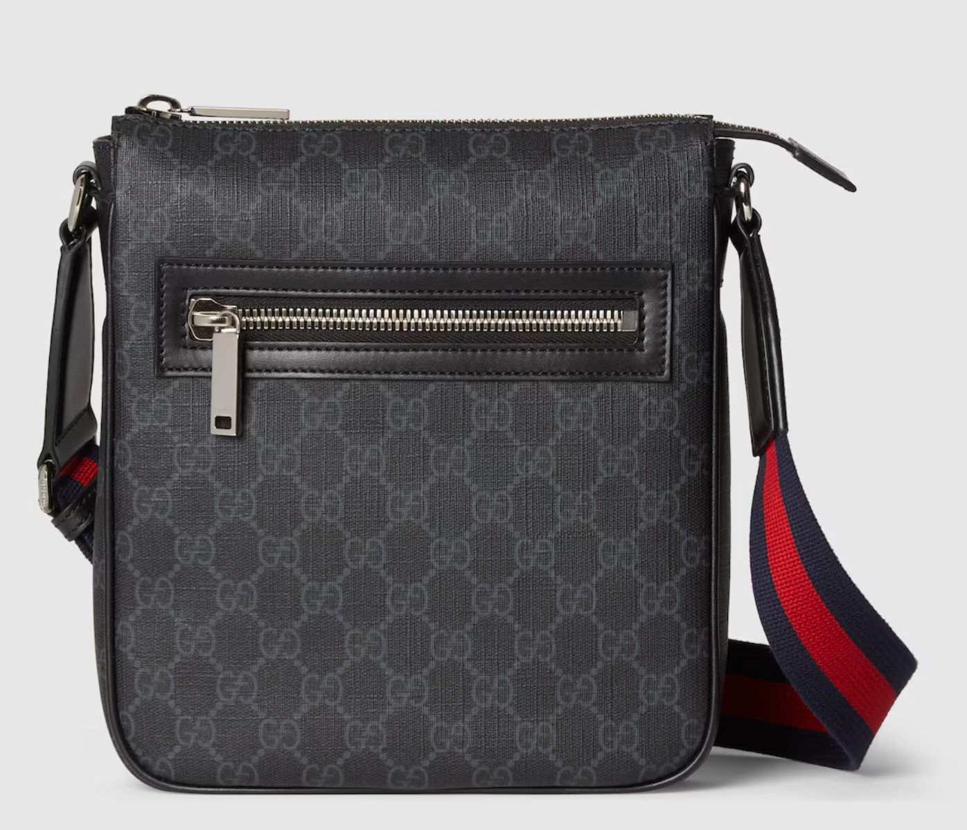 GG Black small messenger bag