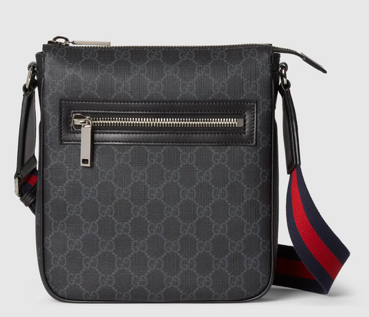 GG Black small messenger bag
