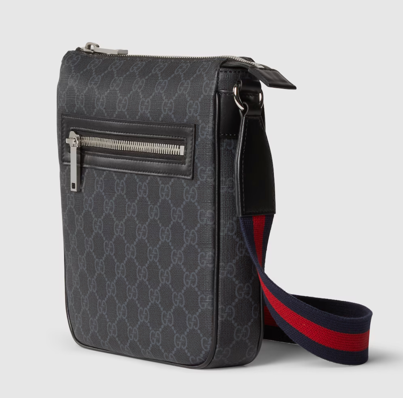 GG Black small messenger bag