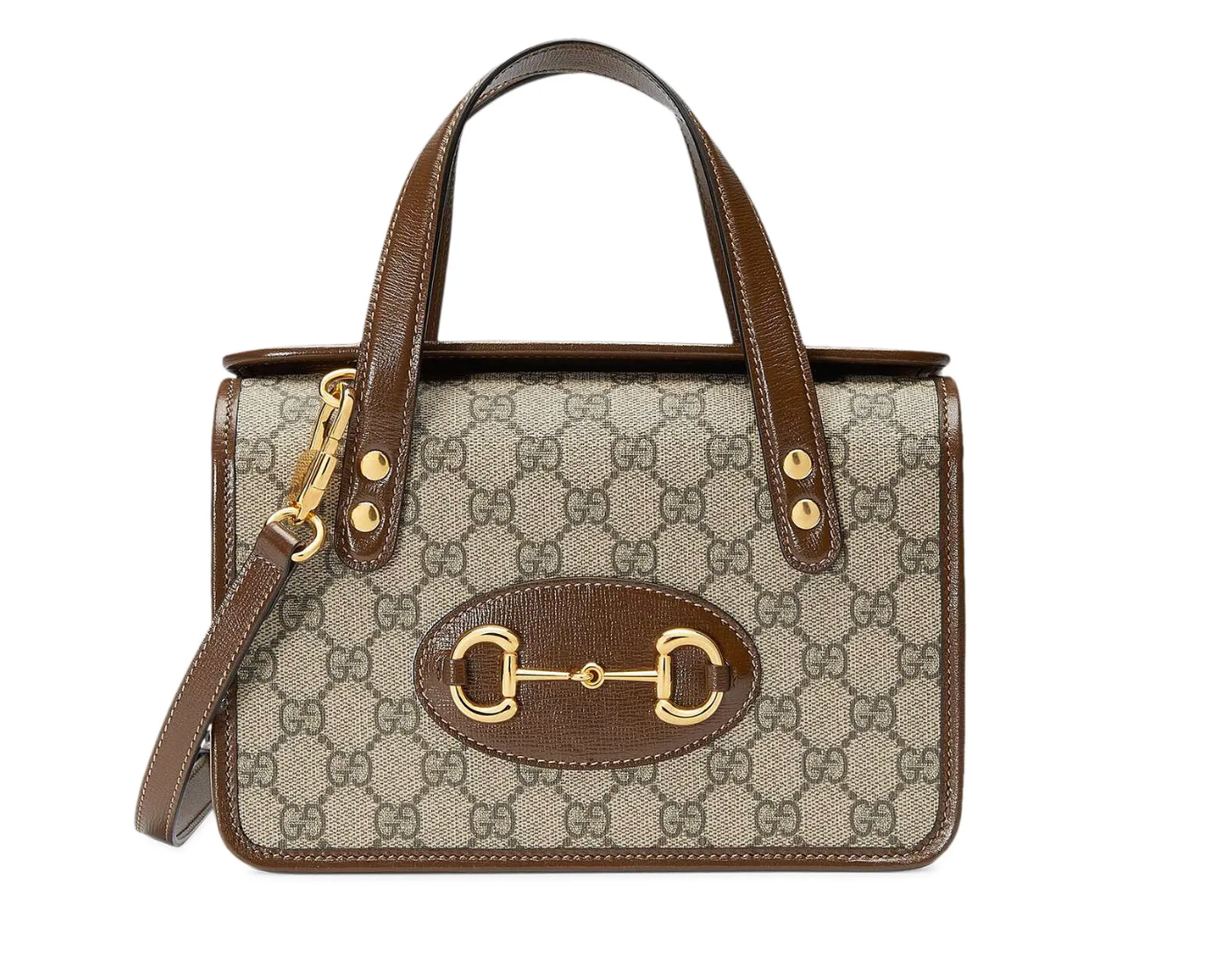 Horsebit 1955 Mini Top Handle Bag 'Brown'