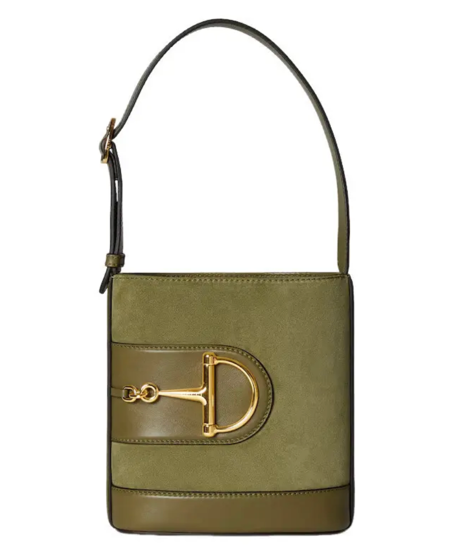 GG 73 Small leather bucket bag
