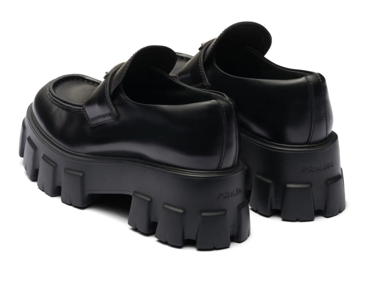 Prada 55mm Monolith leather loafers