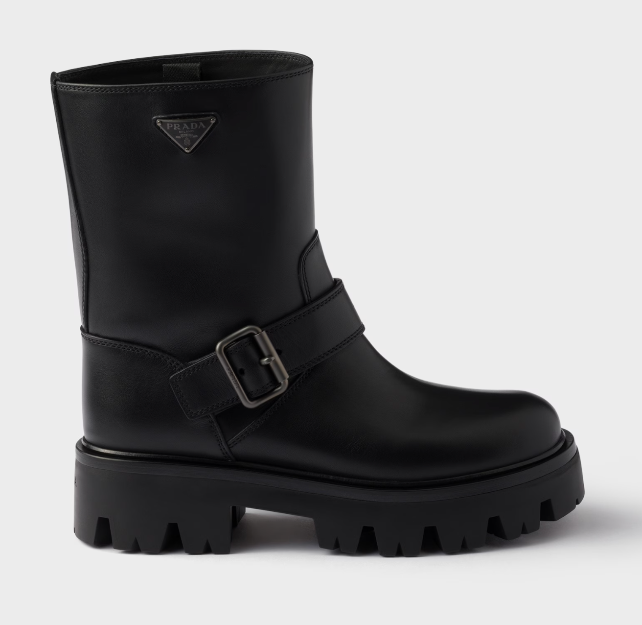 Leather booties