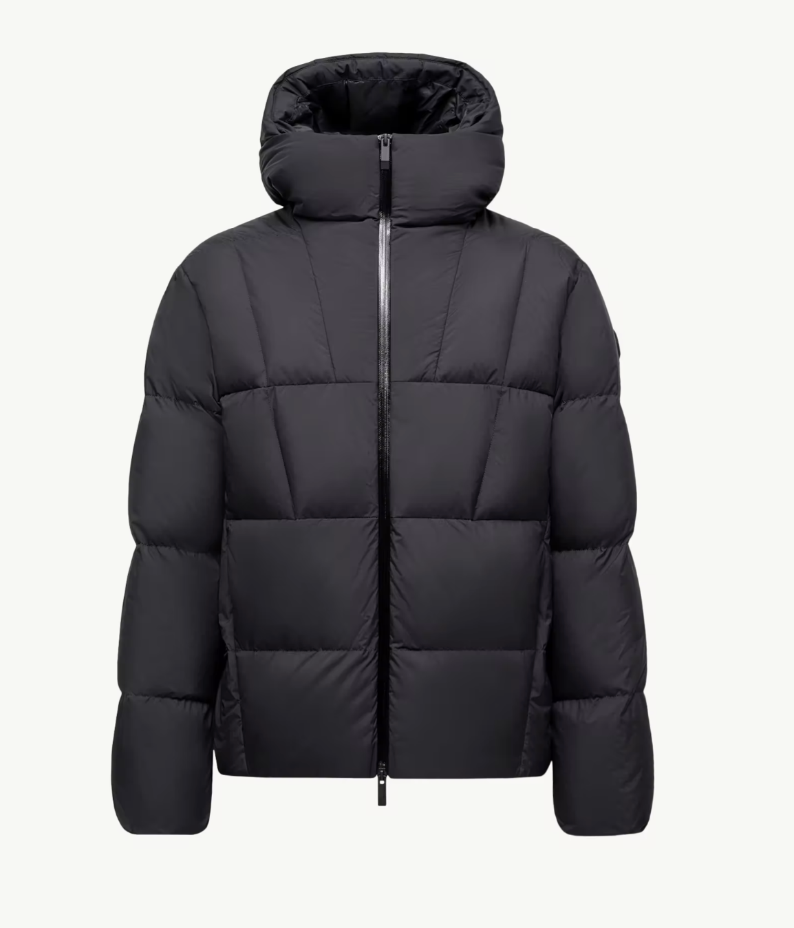 Fusain Hooded Short Down Jacket