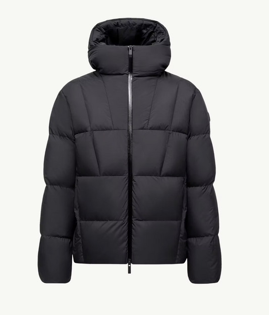 Fusain Hooded Short Down Jacket