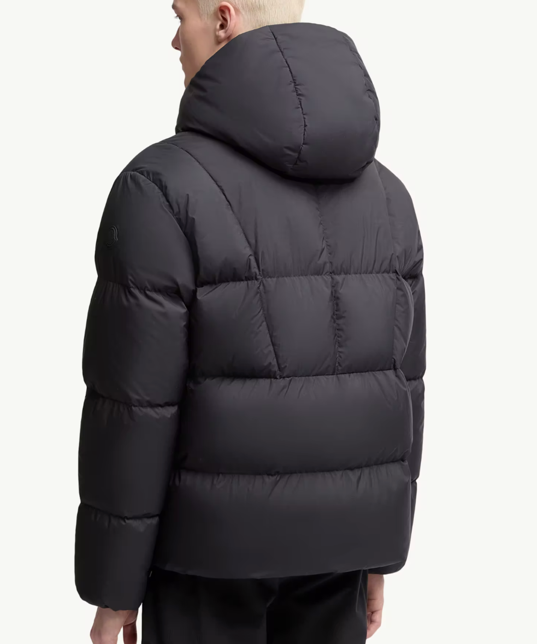 Fusain Hooded Short Down Jacket