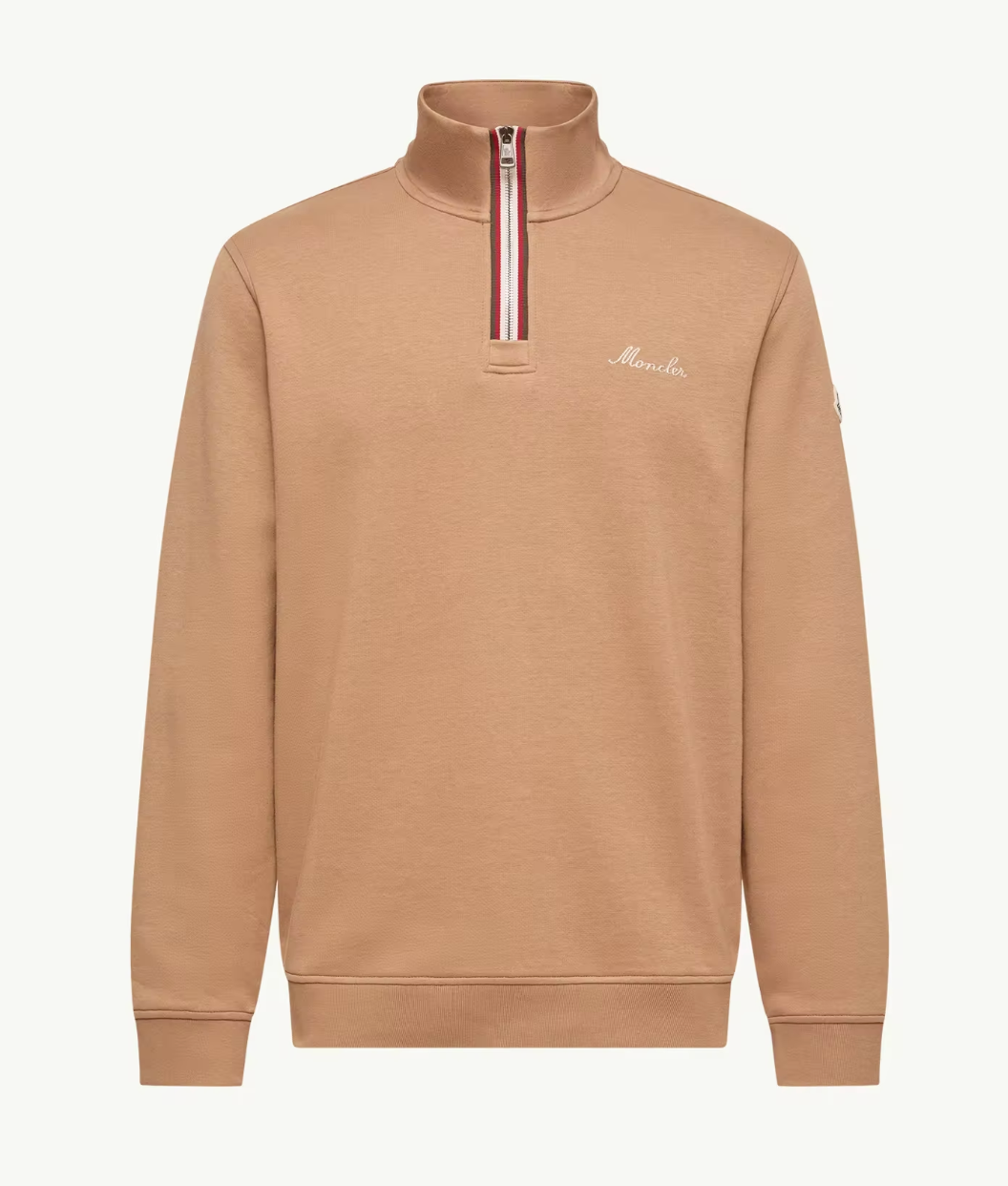 Moncler Embroidered Logo Turtleneck Sweatshirt