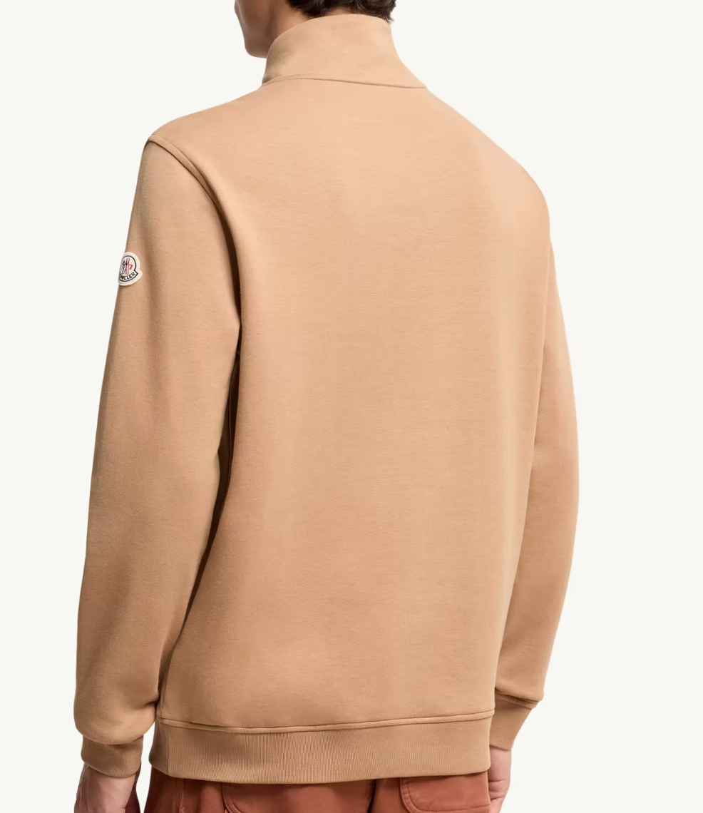 Moncler Embroidered Logo Turtleneck Sweatshirt